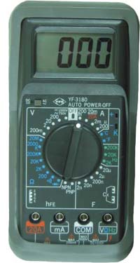 數(shù)位式萬用表YF-3180